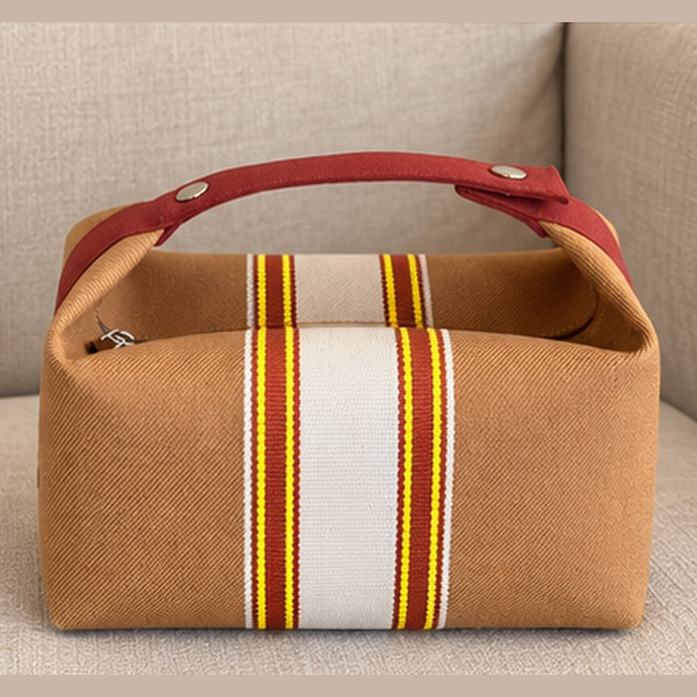 Hermès Bride-à-Brac GM Camel Multicolor Stripes | New Colorway
