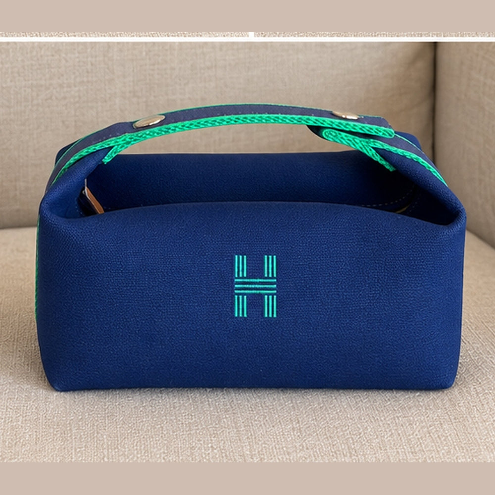 Hermès Bleu Marine Bride-à-Brac H Pavillon PM