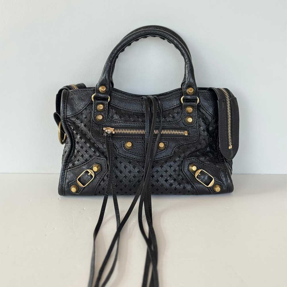 Perforated City Bag