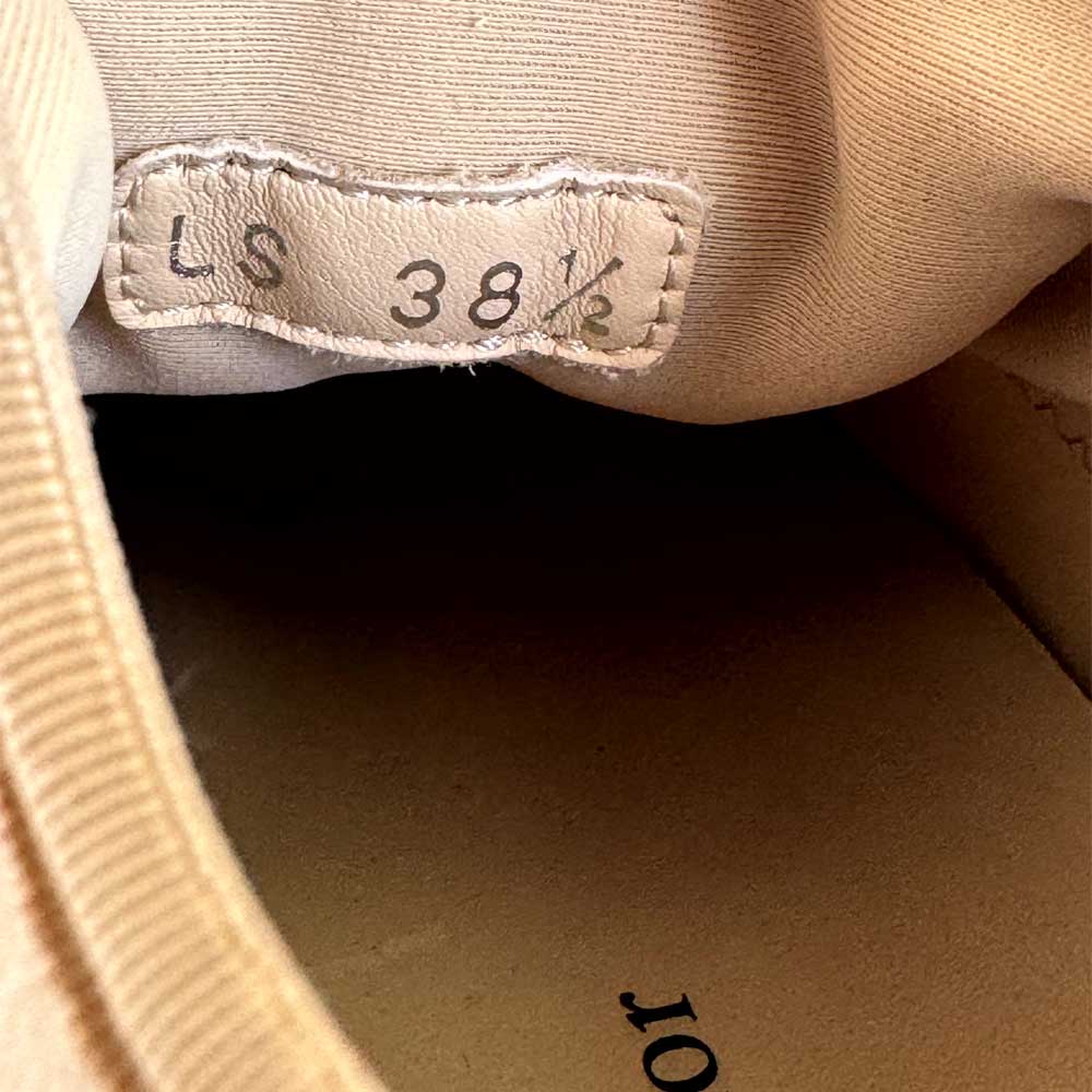 Christian Dior Beige D Connect Sneakers - Size 38½