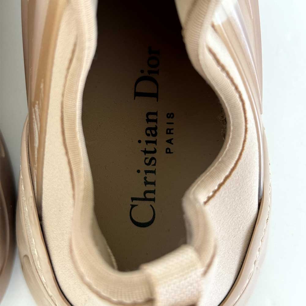 Christian Dior Beige D Connect Sneakers - Size 38½