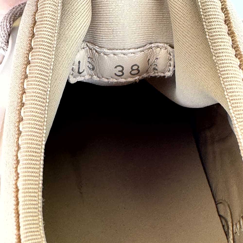 Christian Dior Beige D Connect Sneakers - Size 38½