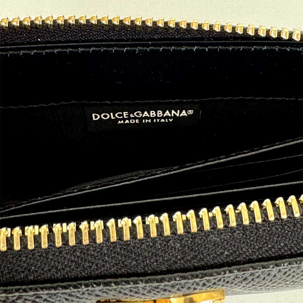 Black Zip Around Wallet