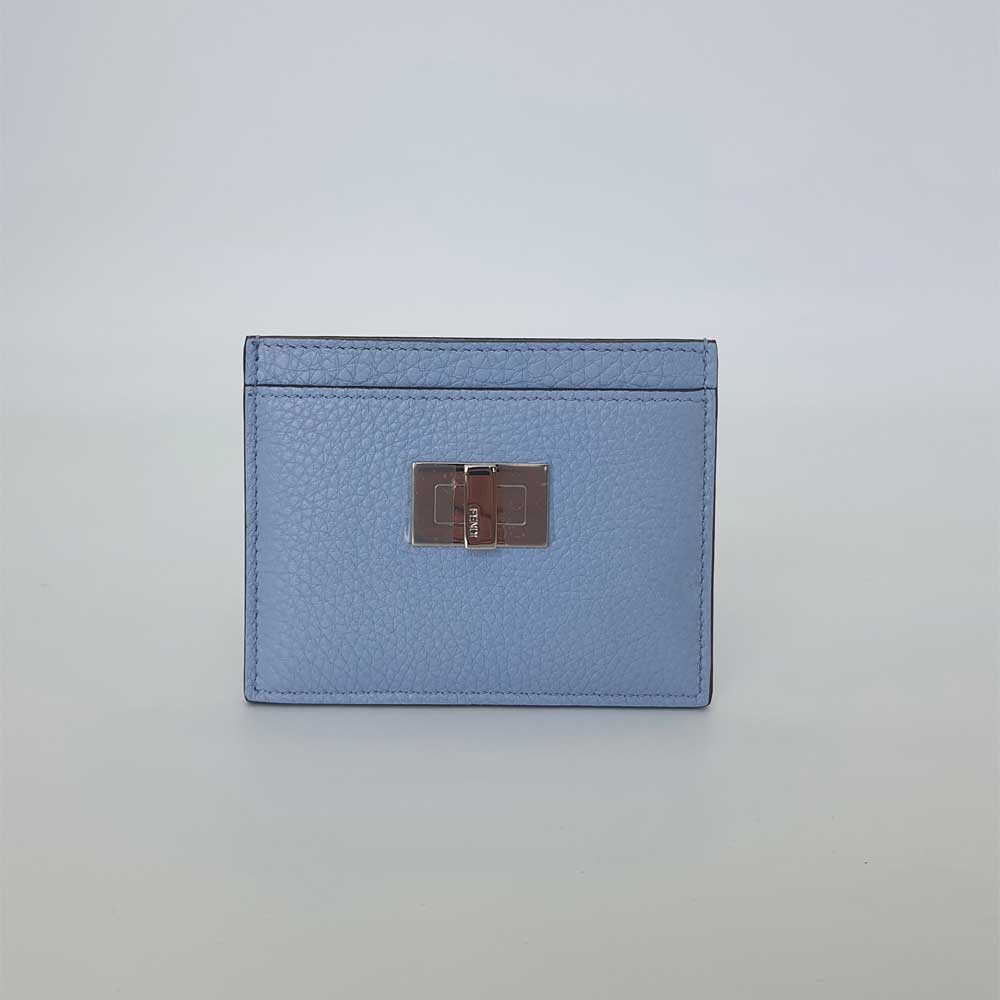 Baby Blue & Fuchsia Peekaboo Card Holder