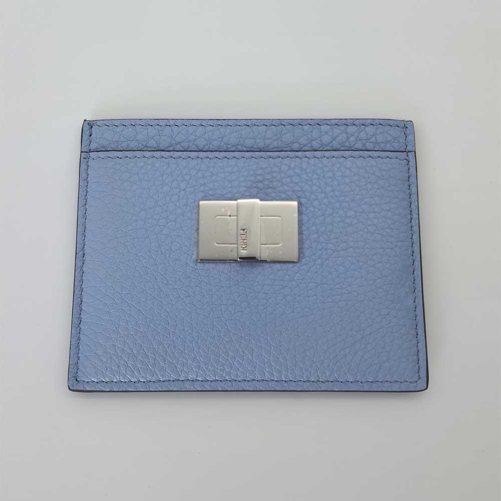 Baby Blue & Fuchsia Peekaboo Card Holder