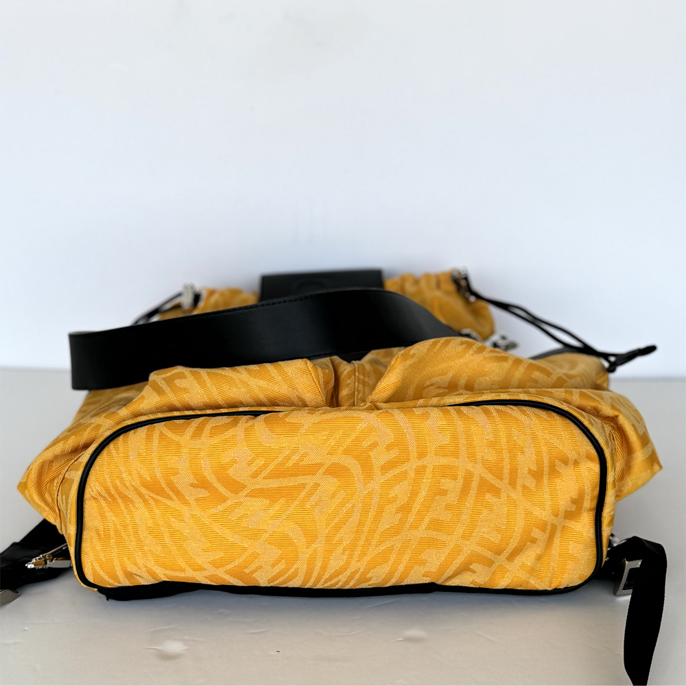Yellow Zucca Shoulder Bag And Backpack