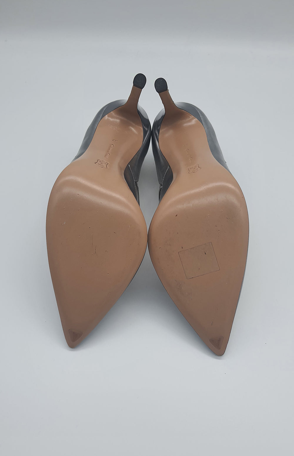 Silver Cut Out PVC Pumps