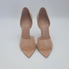 Beige Plexi Pumps