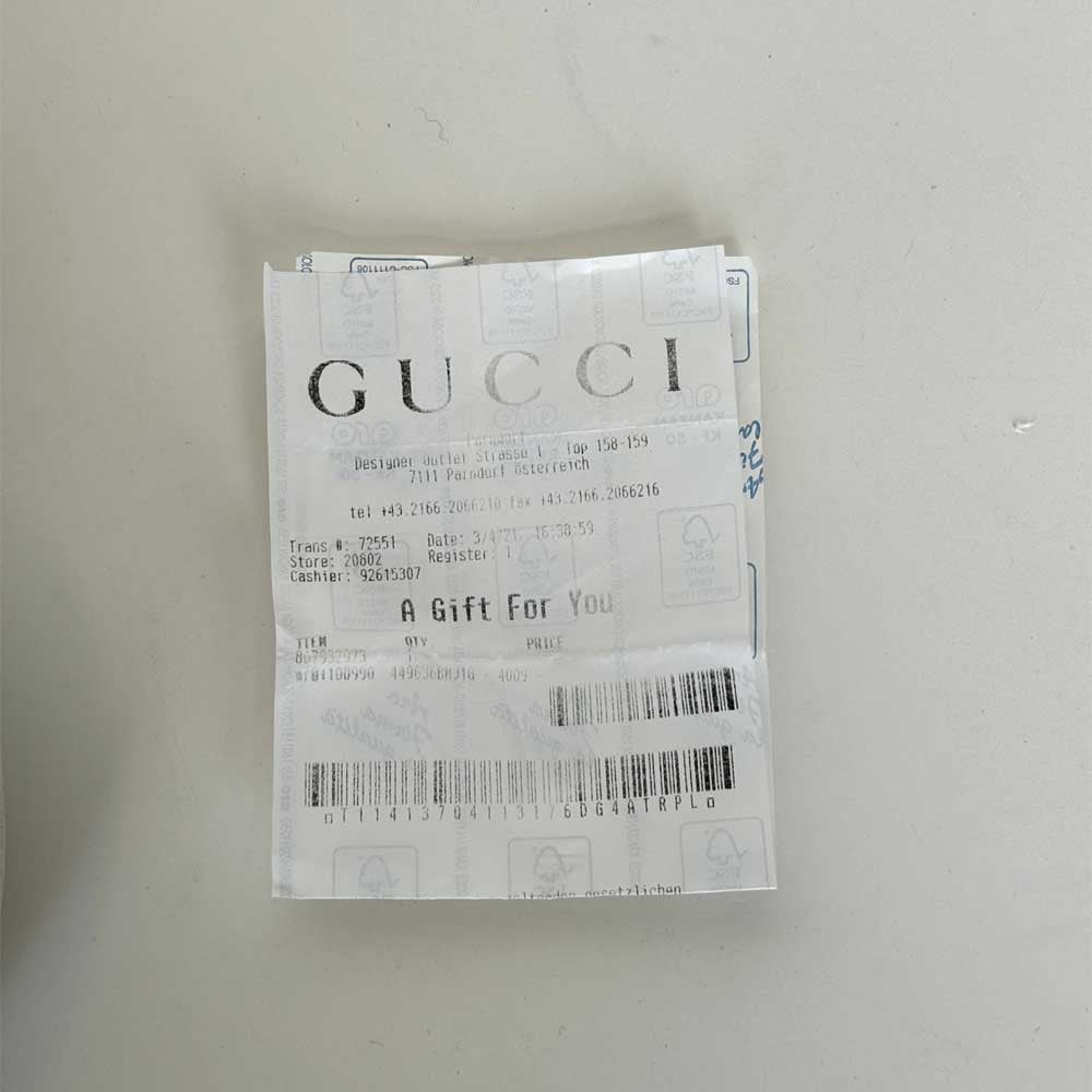 Gucci White Mini Ophidia Backpack