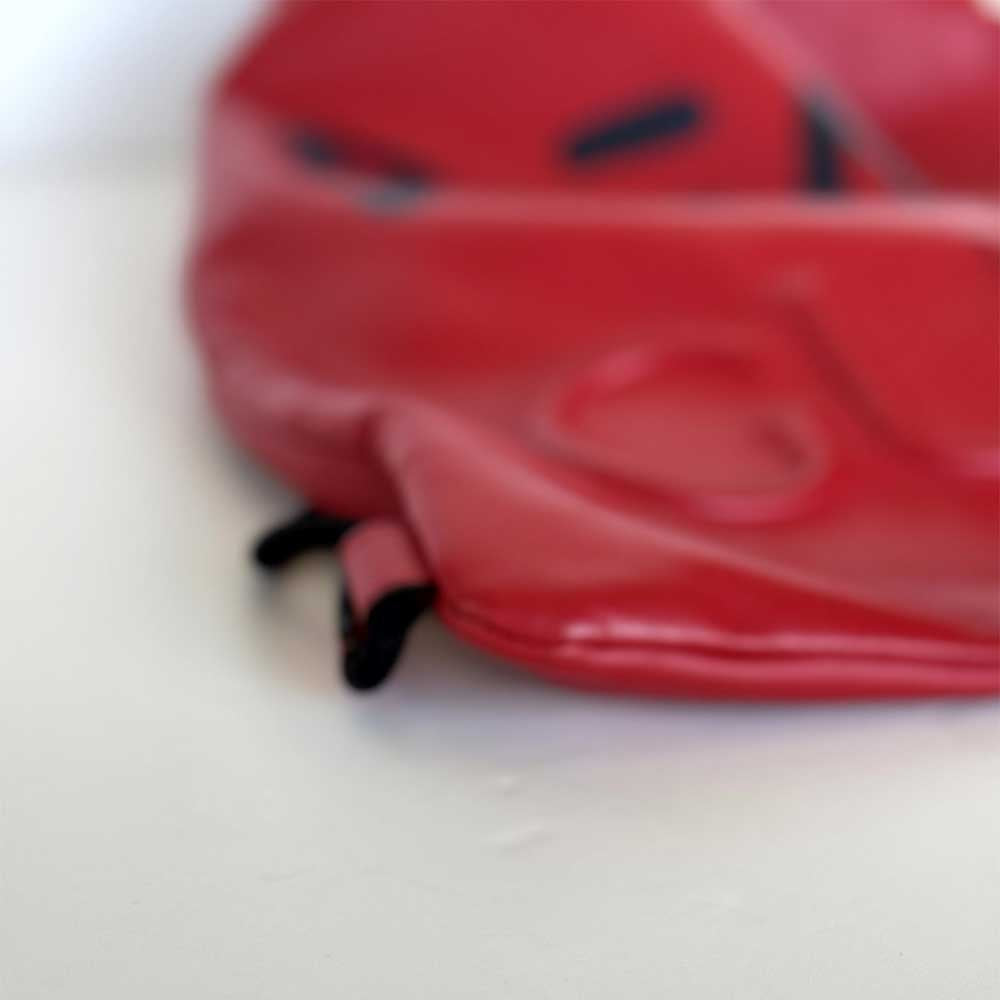 Red Ghost Drawstring Backpack