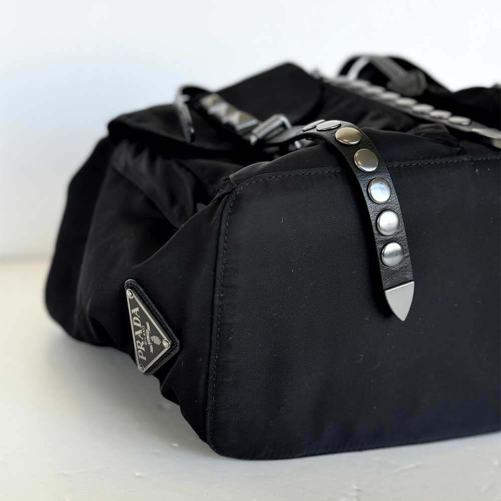 Nylon Studded Backpack