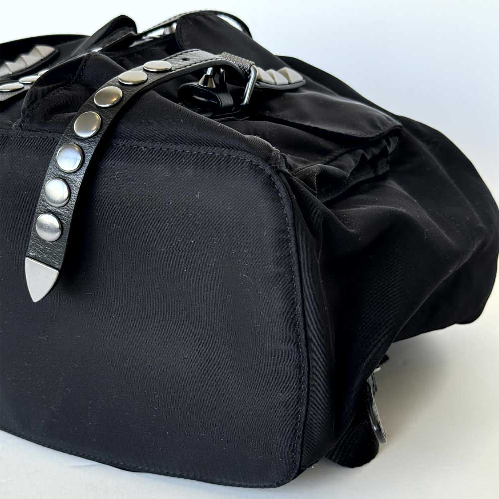 Nylon Studded Backpack