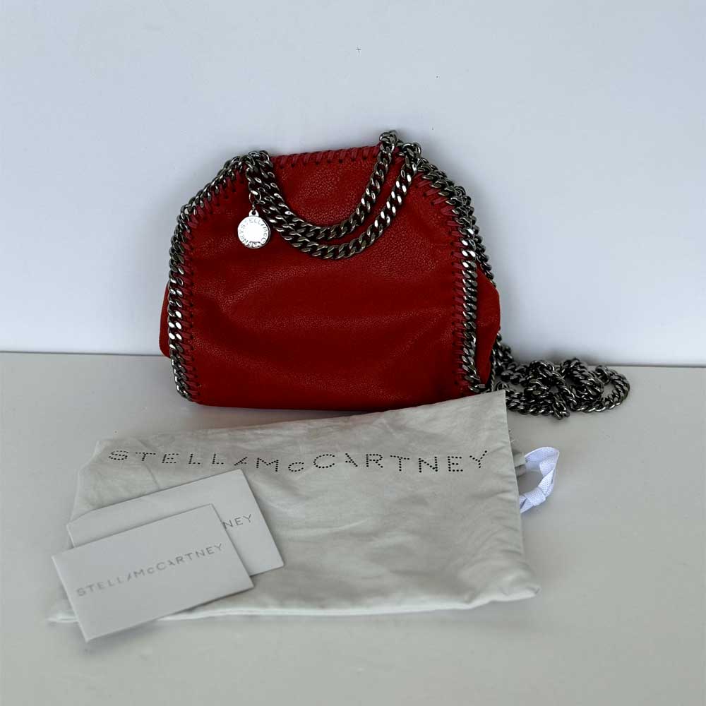 Red Mini Falabella Shoulder Bag