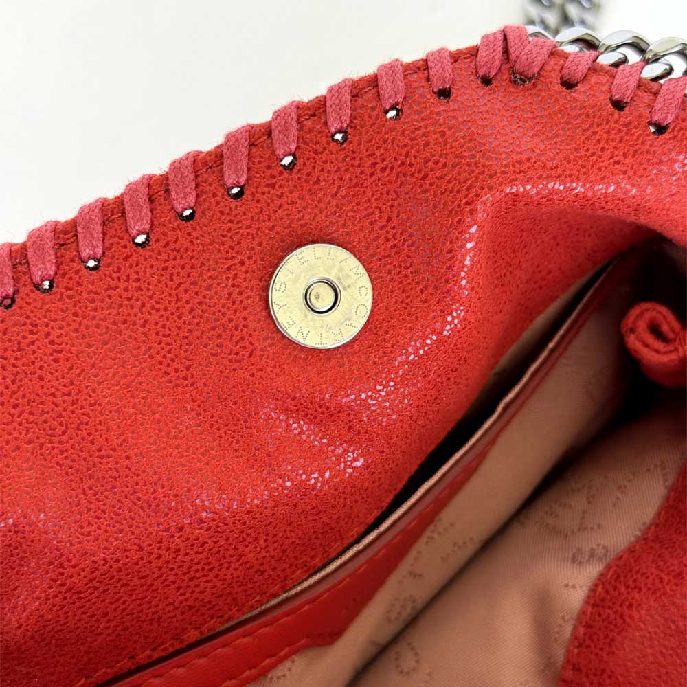 Red Mini Falabella Shoulder Bag