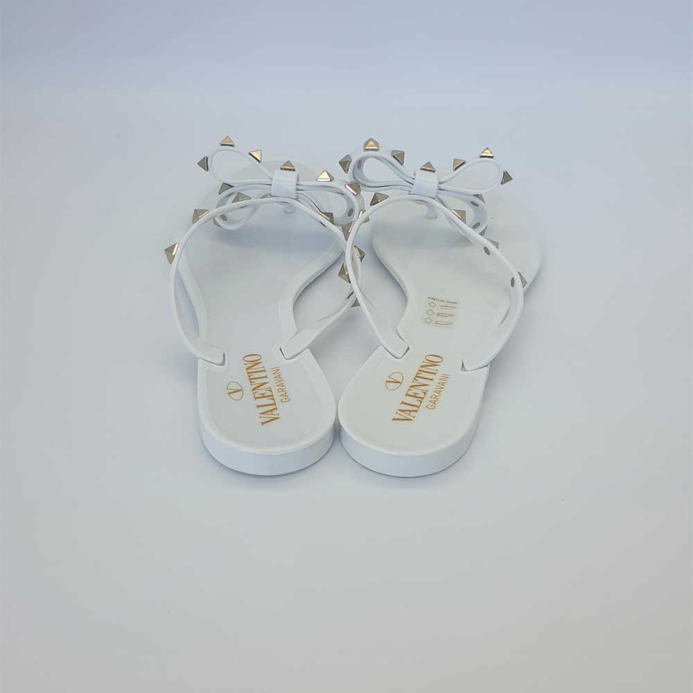 Rockstud Jelly Thong Slides