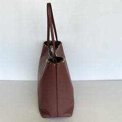 Nude Rockstud Spike Shopper Tote