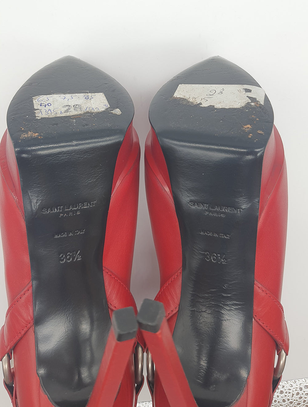 Red Leather Booties