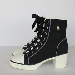 Black Platform Sneakers