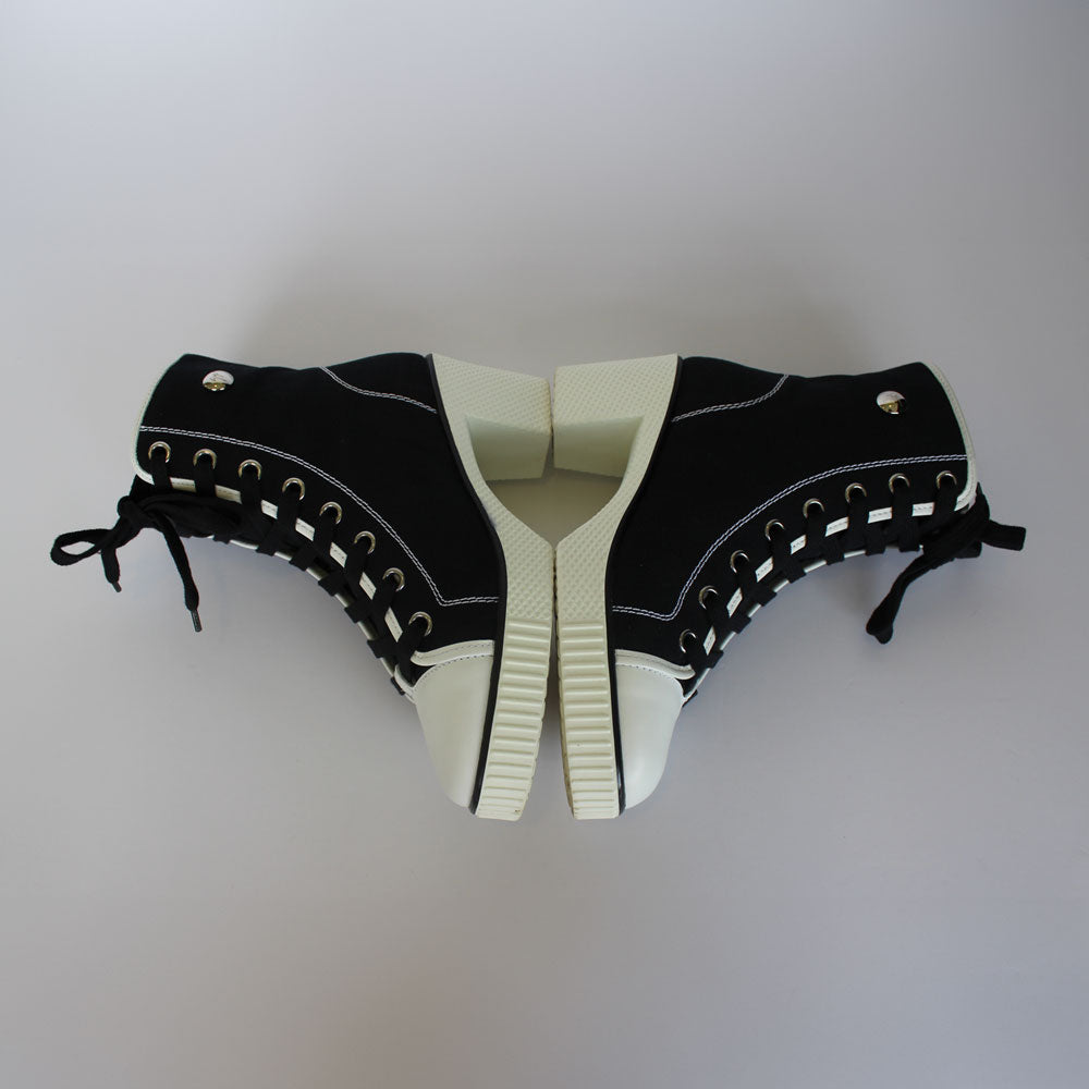 Black Platform Sneakers