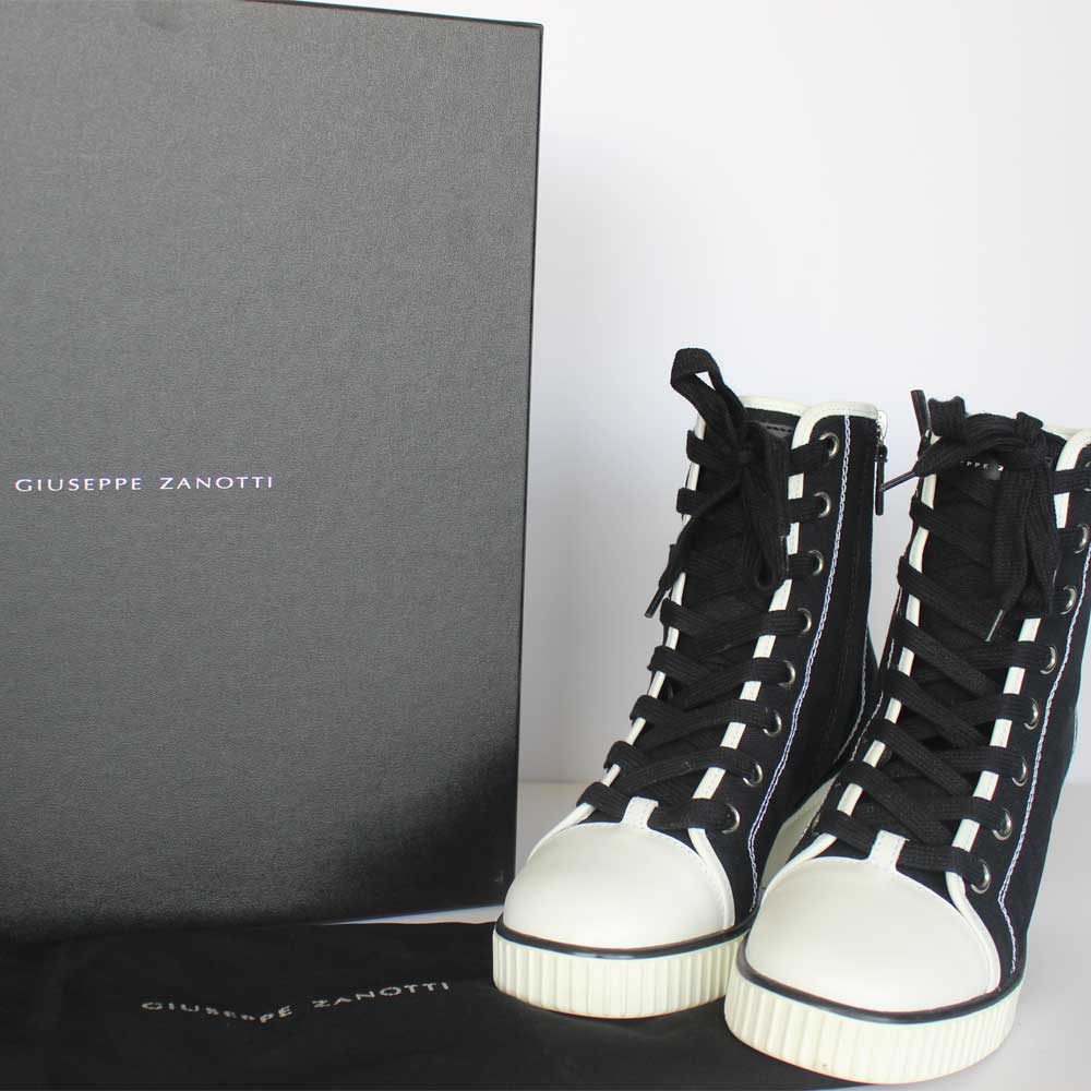Black Platform Sneakers