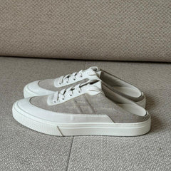 Hermès White Keep Mules Sneakers - Size 39