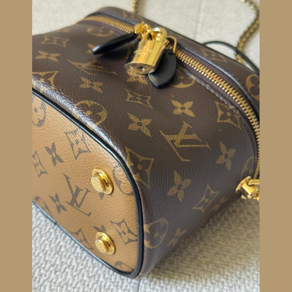 Louis Vuitton Monogram Vanity Bag PM with Strap