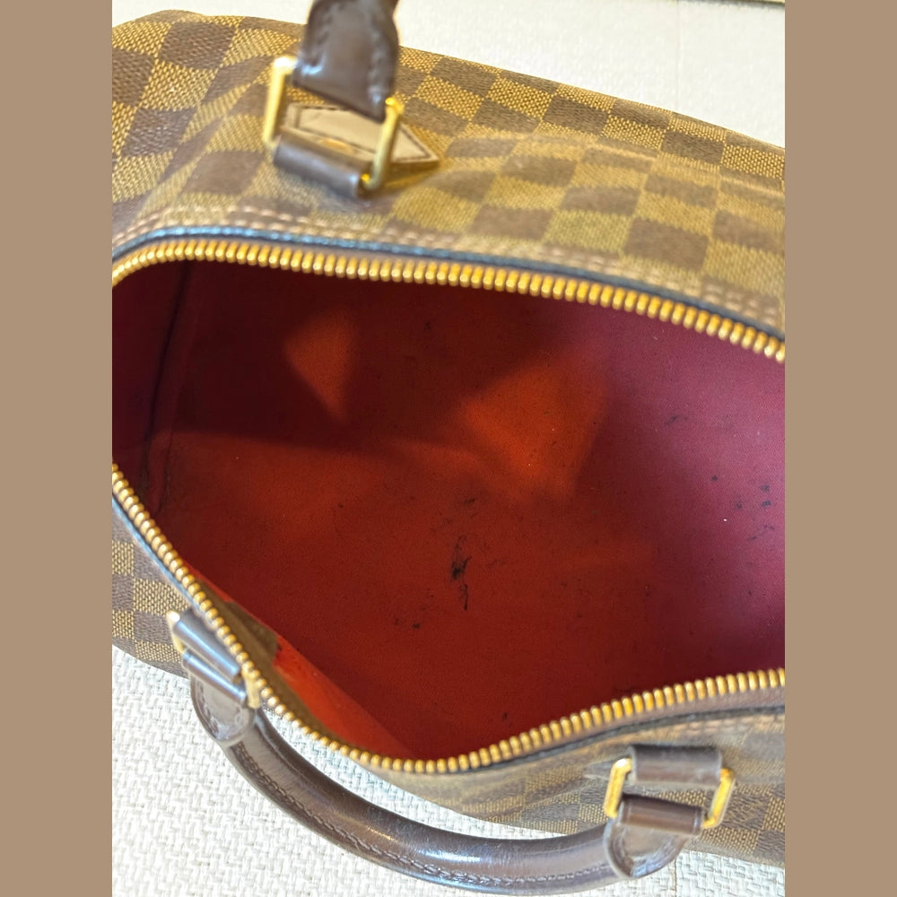 Louis Vuitton Damier Ebene Speedy 30 - Missing Key