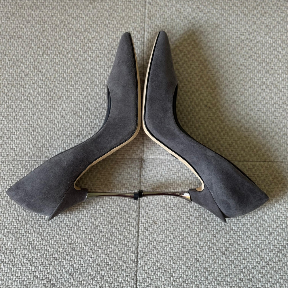Dolce & Gabbana Grey Suede Pumps - Size 37.5
