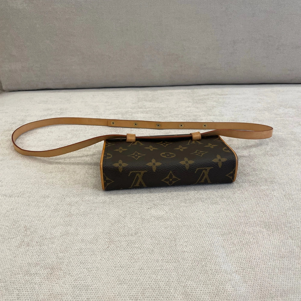 Louis Vuitton Monogram Canvas Florentine Belt Bag - Size Small