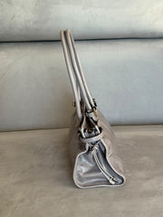 Prada Bonnie Taupe Medium Leather Shoulder Bag