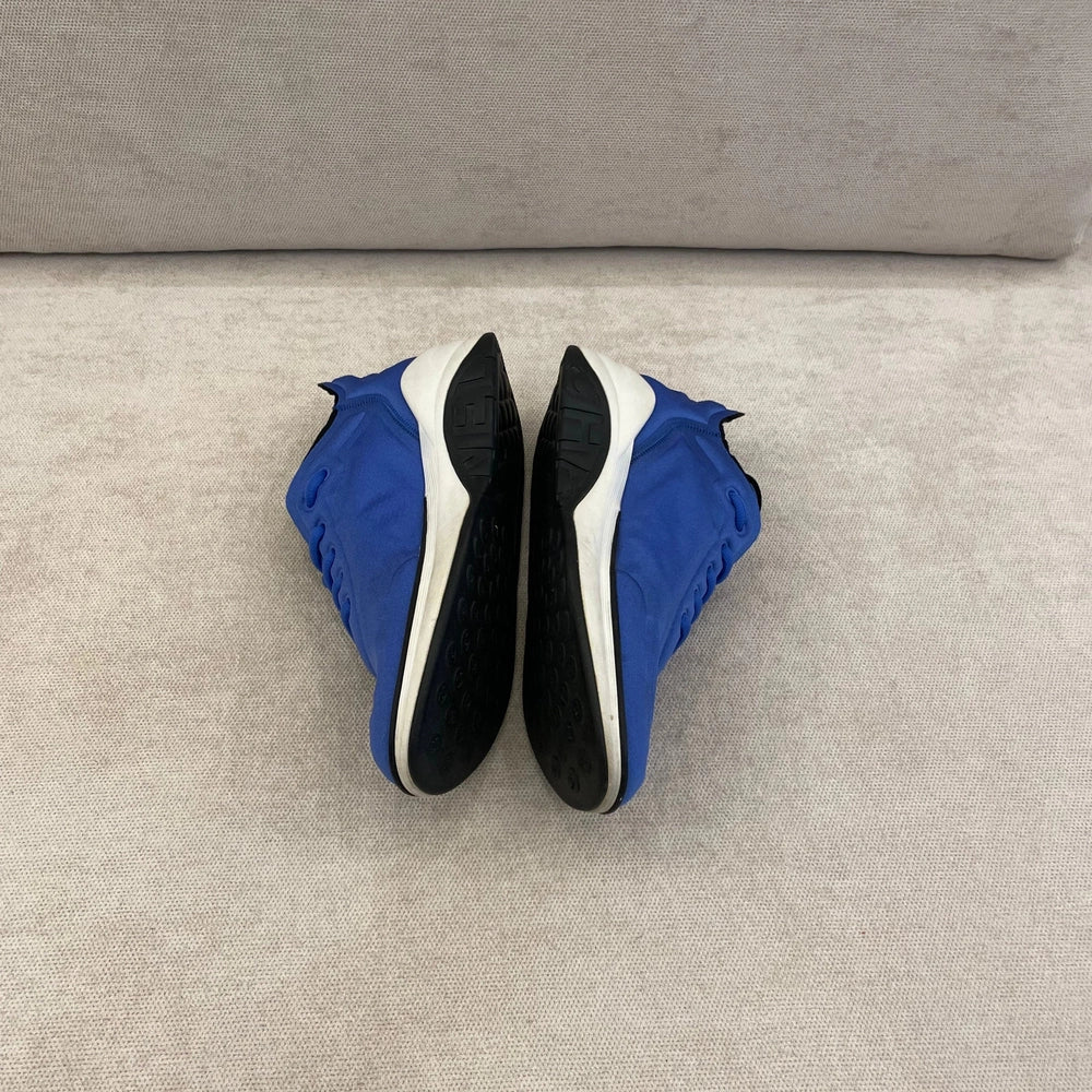 Chanel Mesh Lycra Thermoplastic Blue Sneakers - Size 38