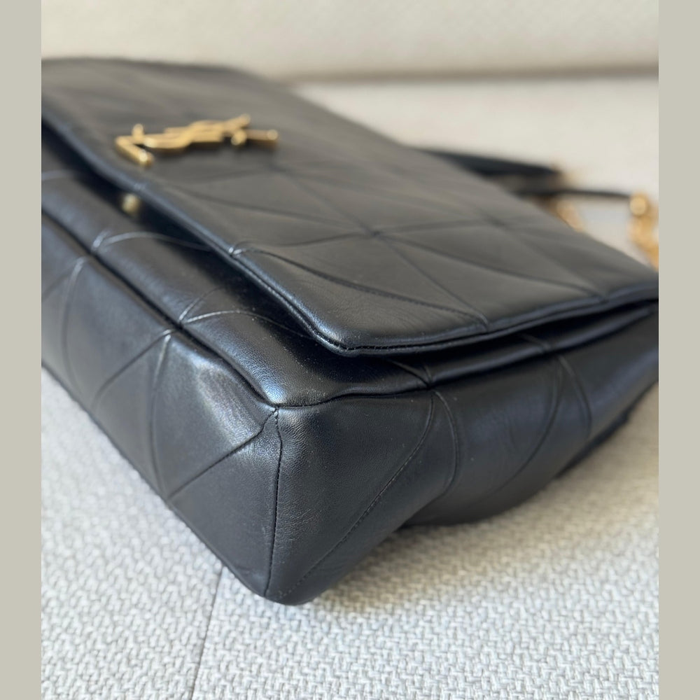 Saint Laurent Black Quilted Jamie Shoulder Bag
