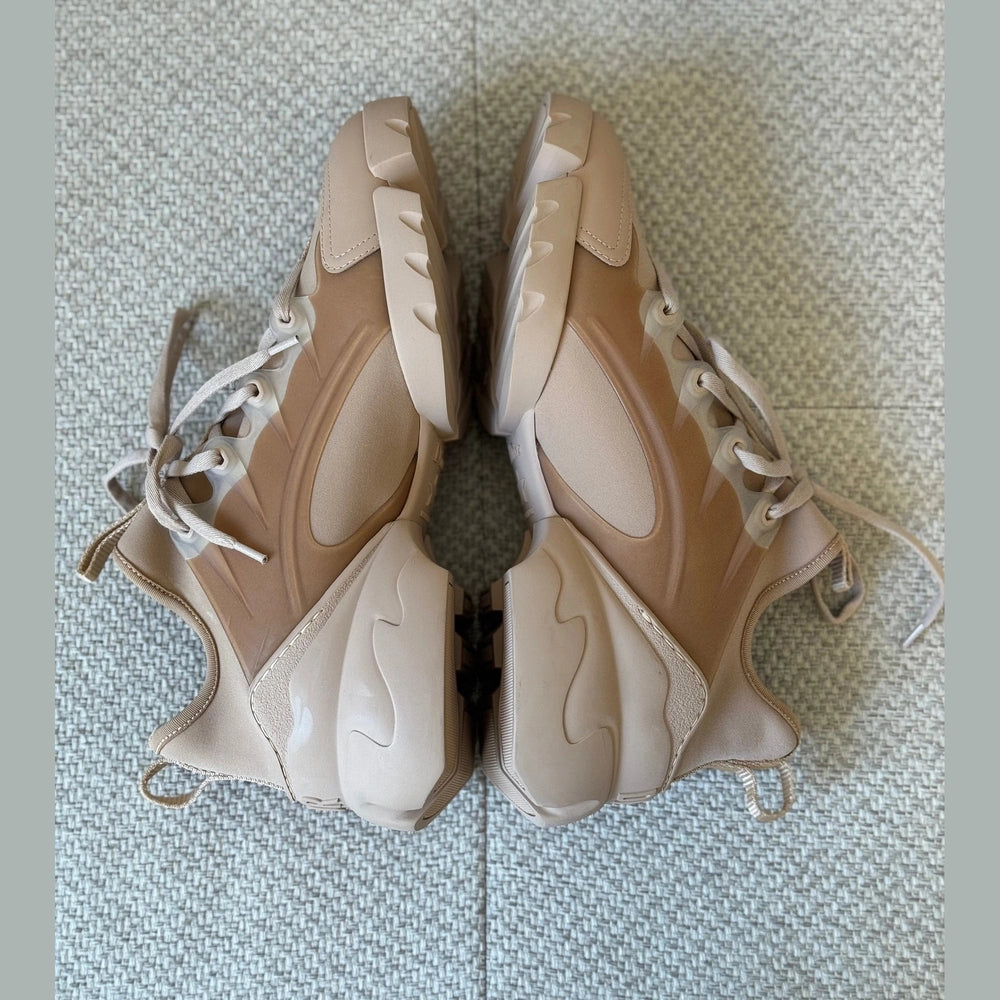 Christian Dior Nude Beige D-Connect Sneakers - Size 40½