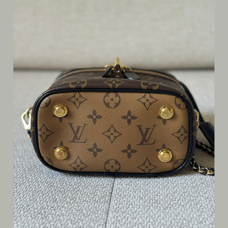 Louis Vuitton Monogram Vanity Bag PM with Strap