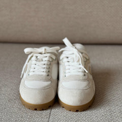 Prada White Trail Mesh and Suede Mules - Size 37.5