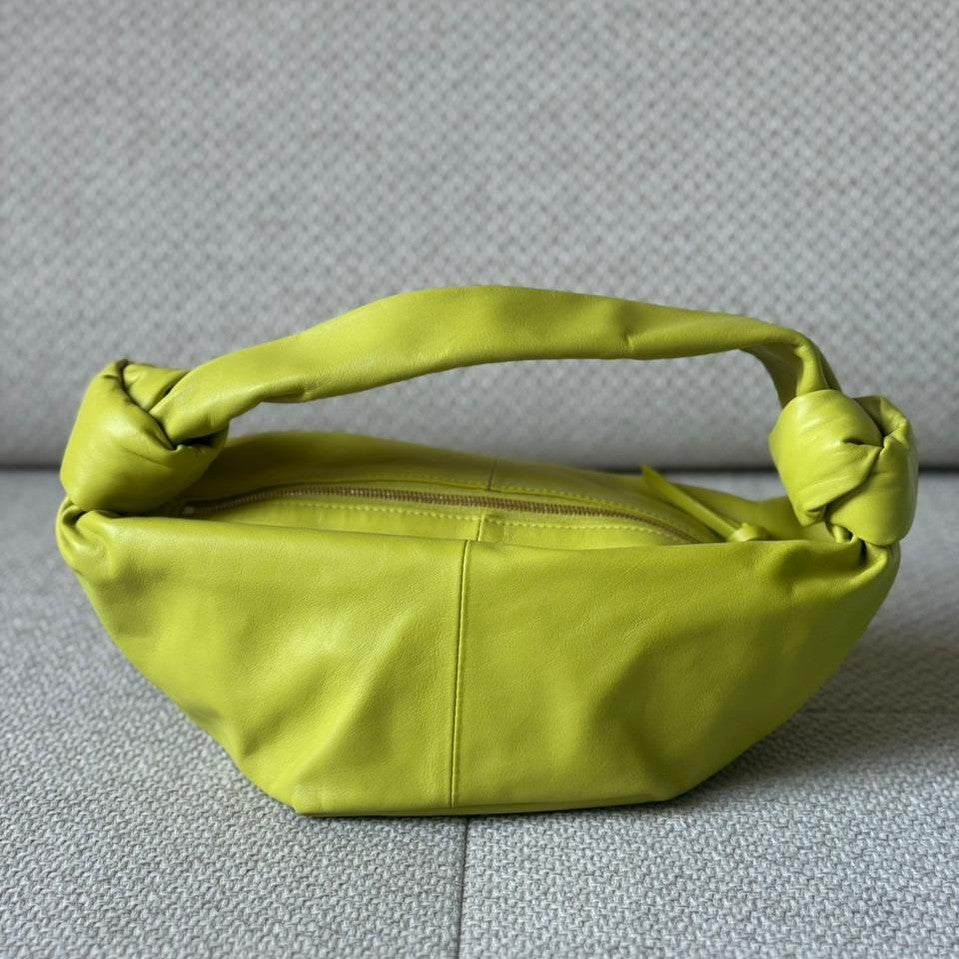 Bottega Veneta Yellow Double Knot Mini Shoulder Bag