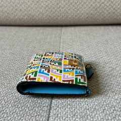 Fendi Baguette Bifold Wallet in Vertigo Printed Leather