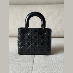Christian Dior Full Black Small My ABC Lady Dior