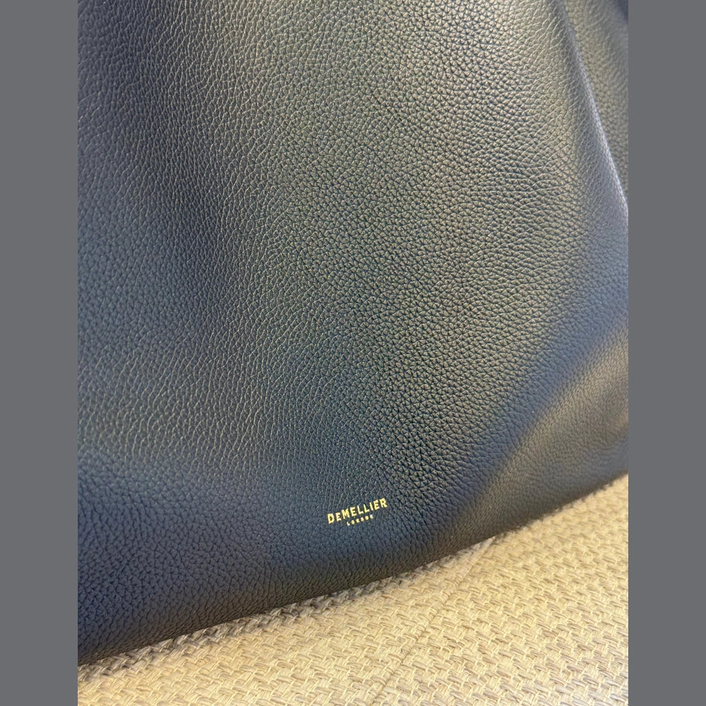 Demellier Black Leather New York Tote