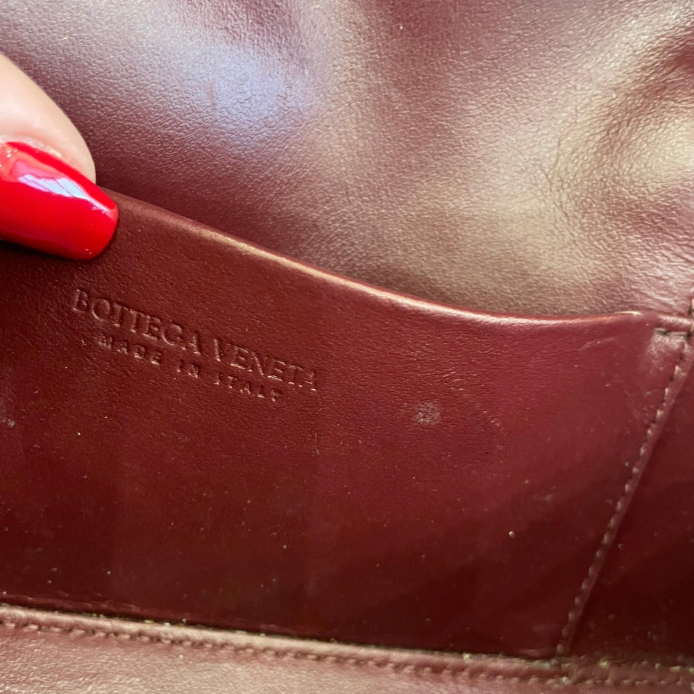 Bottega Veneta Burgundy Bang Bang Vanity Bag