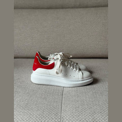 Alexander McQueen White Leather Oversized Sneakers - Size 40