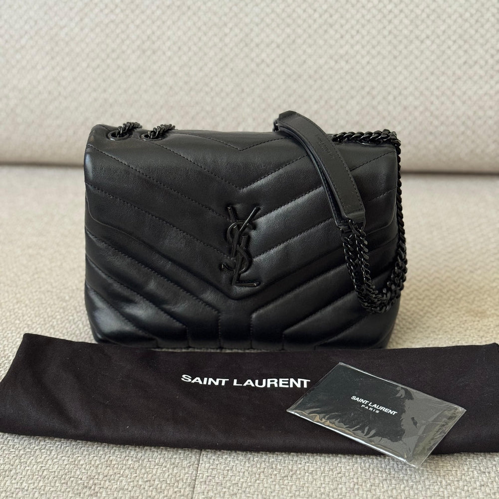Saint Laurent Small Loulou Bag – Full Black