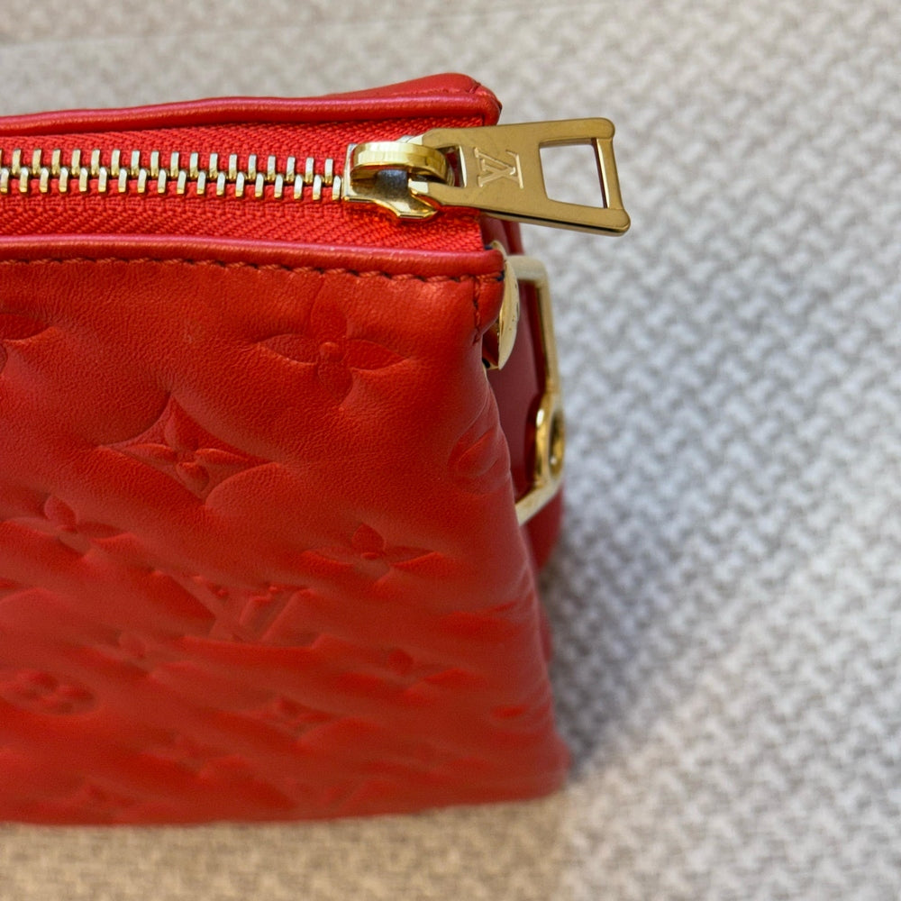 Louis Vuitton Red Coussin PM