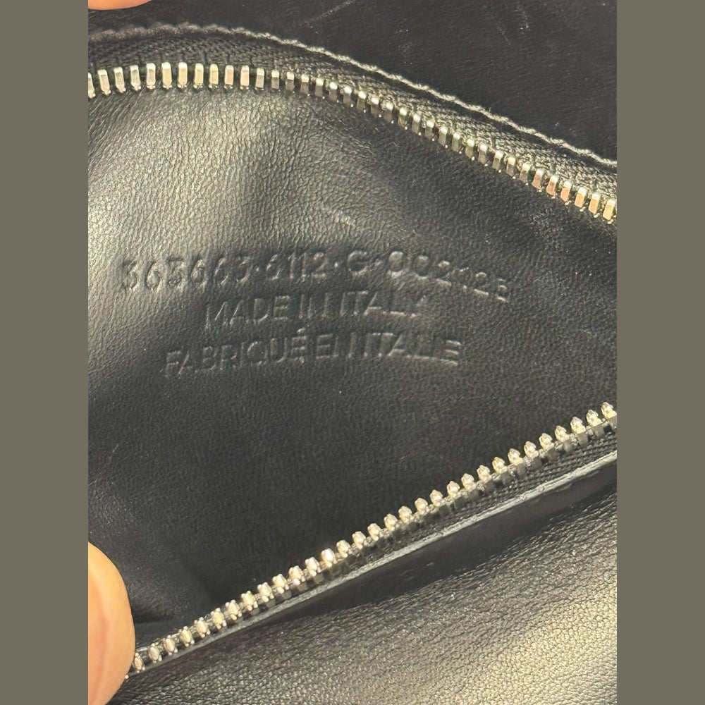Balenciaga Burgundy Patent Leather Cable Tote