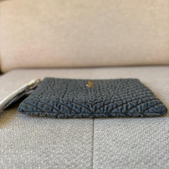 Saint Laurent New Jolie Denim Clutch