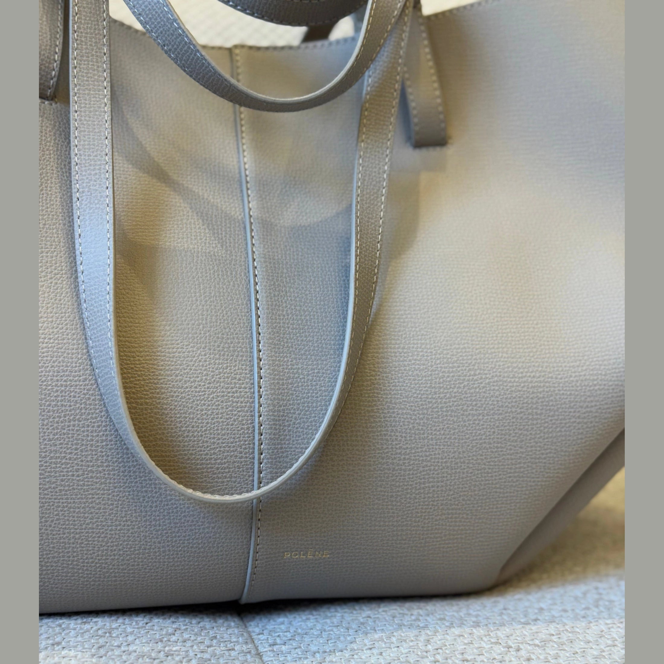 Polène Taupe Large Cyme Tote