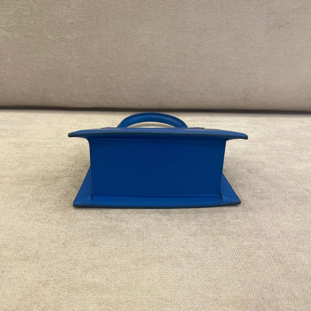 Jacquemus Blue Le Chiquito Top Handle with Strap