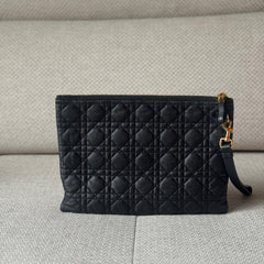 Christian Dior Black Daily Caro Pouch