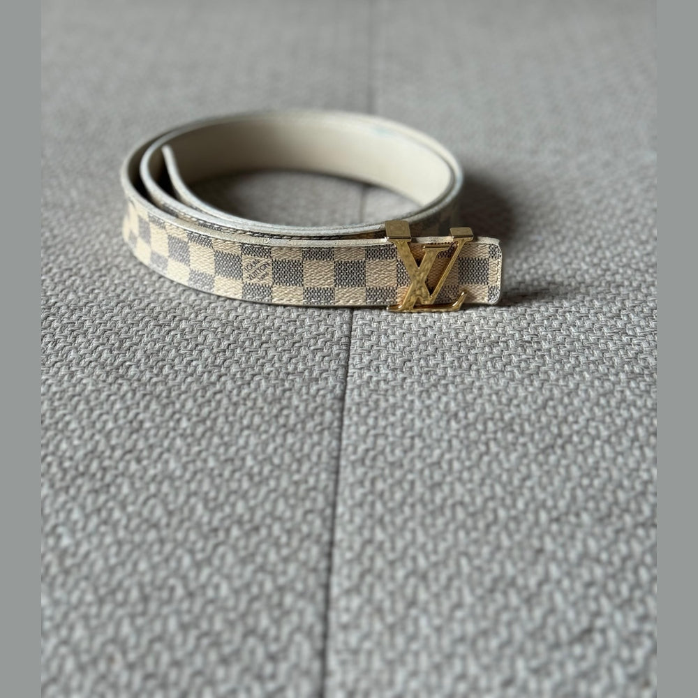 Louis Vuitton Damier Azur Canvas Belt - Size 80