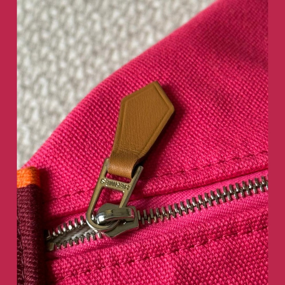 Hermès Bride-à-Brac GM Pouch in Hibiscus